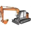 Faller 1/35 Hitachi Bagger ZAXIS 135US -bag shop 1 35 hitachi bagger zaxis 135us