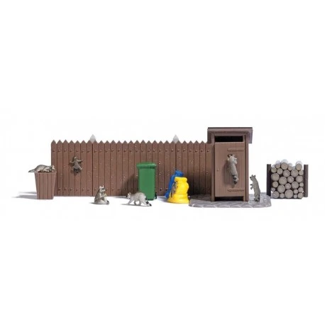 Busch A-Set: Waschbären H0 3 Busch A-Set: Waschbären H0