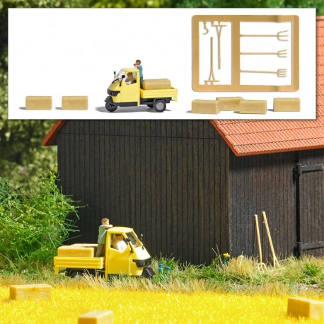 BUSCH A-Set: Bauer Mit Ape Und Stroh 3 BUSCH A-Set: Bauer Mit Ape Und Stroh