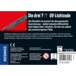 Kosmos Die Drei ??? UV-Lichtcode -bag shop die drei uv lichtcode 2