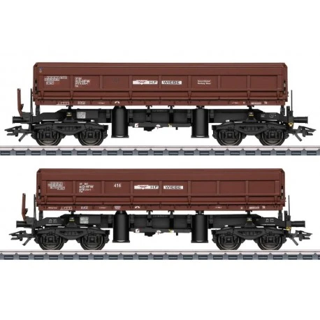 Maerklin H0 Seitenkippwagen-Set Fas 3 Maerklin H0 Seitenkippwagen-Set Fas