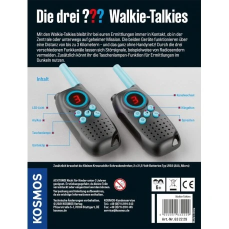 Kosmos Die Drei ??? - Walkie-Talkies 4 Kosmos Die Drei ??? - Walkie-Talkies – Bild 2