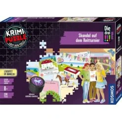 Kosmos Krimipuzzle Die Drei !!! 200 Teile / Skandal Auf Dem Reitturnier