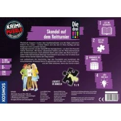 Kosmos Krimipuzzle Die Drei !!! 200 Teile / Skandal Auf Dem Reitturnier -bag shop kosmos krimipuzzle die drei 200 teile skandal auf dem reitturnier 4002051680725 4