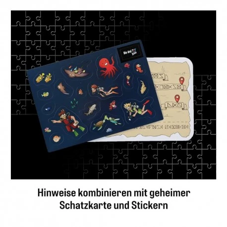 Kosmos Krimipuzzle Die Drei ??? Kids 150 Teile / Achtung, Meeresungeheuer! 5 Kosmos Krimipuzzle Die Drei ??? Kids 150 Teile / Achtung, Meeresungeheuer! – Bild 3