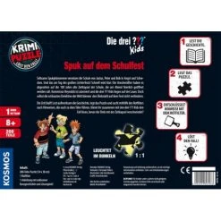 Kosmos Krimipuzzle Die Drei ??? Kids 200 T. / Spuk Auf Dem Schulfest -bag shop kosmos krimipuzzle die drei kids 200 t spuk auf dem schulfest 4