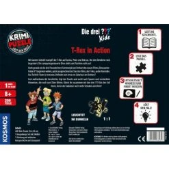 Kosmos Krimipuzzle Die Drei ??? Kids 200 Teile / T-Rex In Action -bag shop kosmos krimipuzzle die drei kids 200 teile t rex in action 4002051680657 4