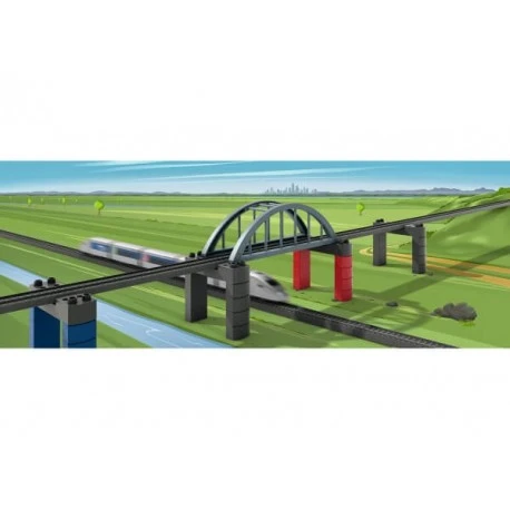 Maerklin Märklin 72218 H0 Märklin My World - Bausteinset Hochbahn-Brücke 4 Maerklin Märklin 72218 H0 Märklin My World - Bausteinset Hochbahn-Brücke – Bild 2