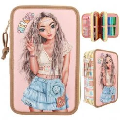 Depesche TOPModel 3-Fach Federtasche HIPPIE HEART