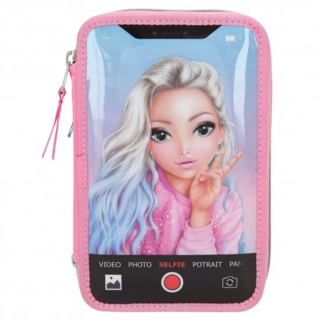 Depesche TOPModel 3-Federtasche SELFIE LED 3 Depesche TOPModel 3-Federtasche SELFIE LED