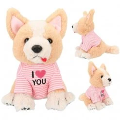 Depesche TOPModel Plüschhund Corgi Lotti 18 Cm